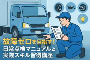 故障ゼロを目指す!日常点検マニュアルと実践スキル習得講座