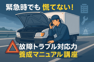 緊急時でも慌てない!故障トラブル対応力養成マニュアル講座