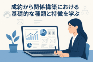 成約から関係構築における基礎的な種類と特徴を学ぶ